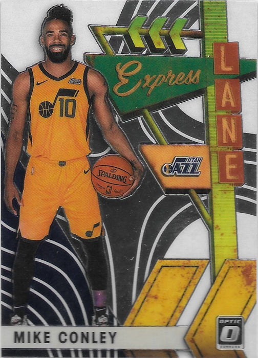 Mike Conley, Express Lane, 2019-20 Panini Donruss Optic Basketball NBA