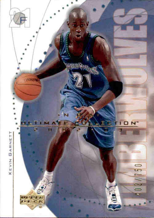 Kevin Garnett, 2002-03 UD Ultimate Collection NBA Basketball