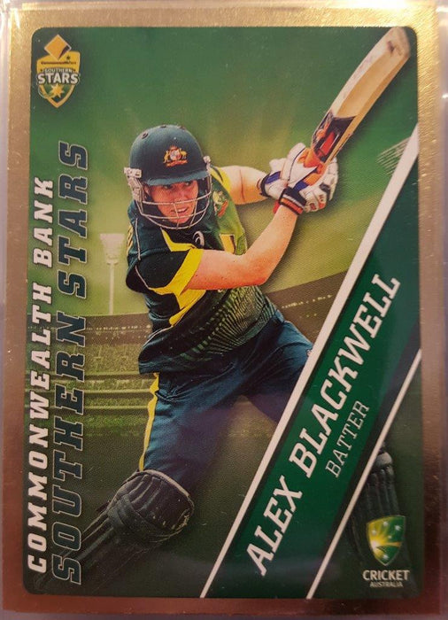 2015-16 Tap'n'play CA BBL 05 Cricket, Gold Parallel, Alex Blackwell, #47