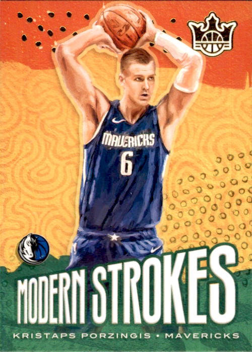 Kristaps Porzingis, Modern Strokes, 2019-20 Panini Court Kings Basketball NBA