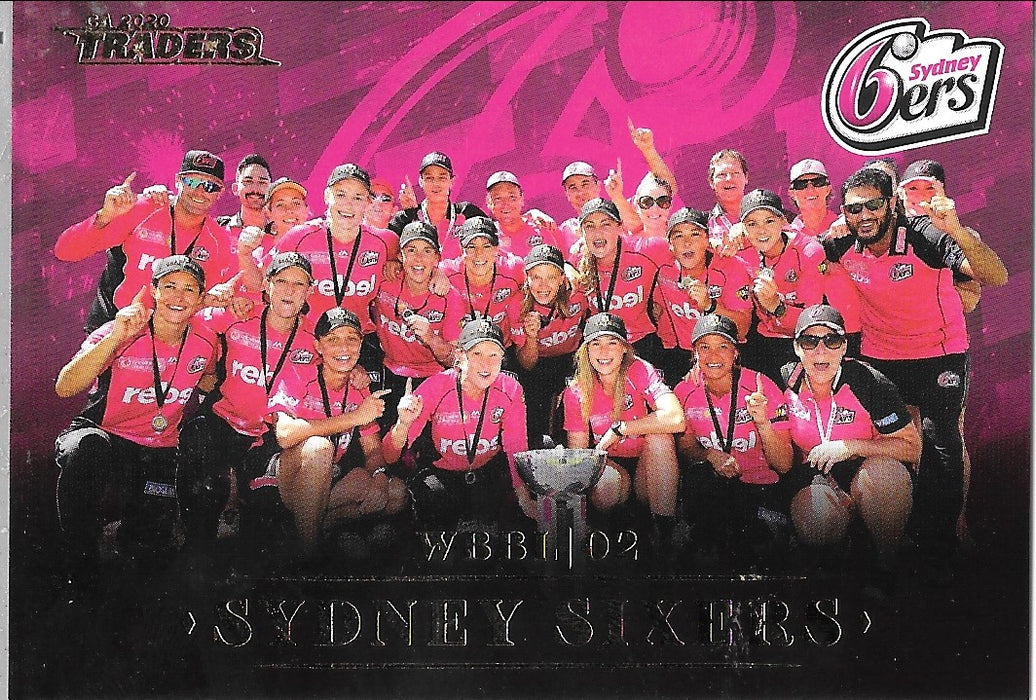 WBBL 02 Season Premiers Sydney Sixers, 2020-21 TLA Cricket Australia and BBL