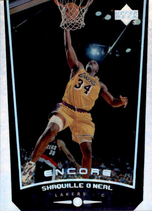 Shaquille O'Neal, Holofoil, 1998-99 UD Encore Basketball NBA