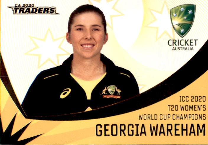 Georgia Wareham, 2020 T20 World Champions, 2020-21 TLA Cricket Australia and BBL