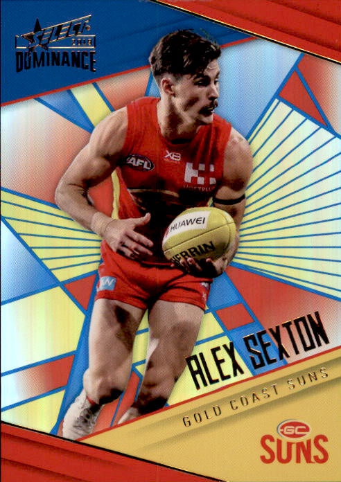 Alex Sexton, Holofoil Parallel, 2019 Select AFL Dominance  041