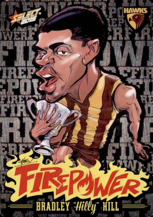 Bradley Hill, Firepower Caricatures, 2015 Select AFL Champions