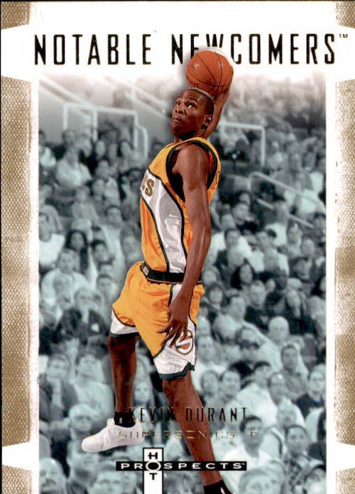 Kevin Durant, Notable Newcomers, 2007-08 Fleer Hot Prospects Basketball NBA