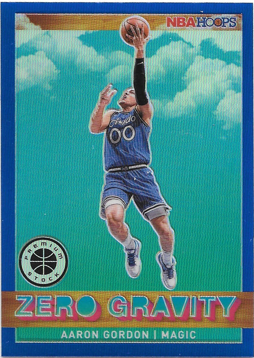 Aaron Gordon, Blue Prizm Zero Gravity, 2019-20 Panini Hoops Premium Stock Basketball NBA