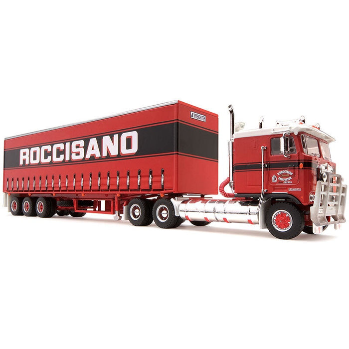 Highway Replicas 12026, Freight Semi "Roccisano" Prime Mover and Curtain Trailer 1:64 Scale Diecast