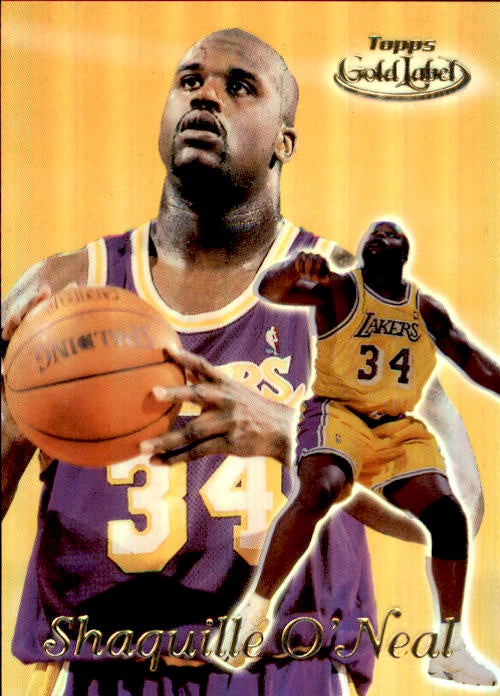 Shaquille O'Neal, Class 3, 1999-00 Topps Gold Label Basketball NBA