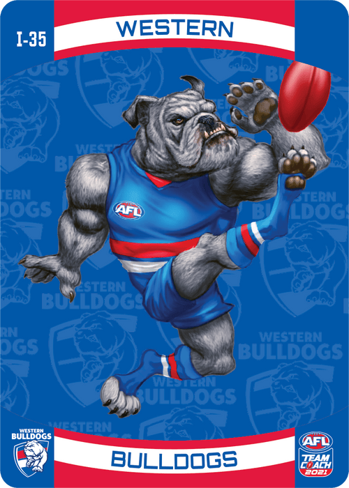 Western Bulldogs Mascot, 3D Icons, 2021 Teamcoach AFL