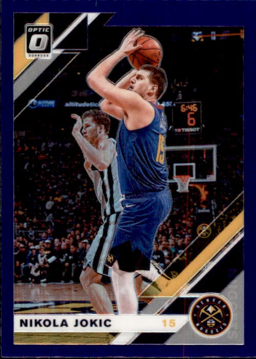 Nikola Jokic, Purple Prizm, 2019-20 Panini Donruss Optic Basketball NBA