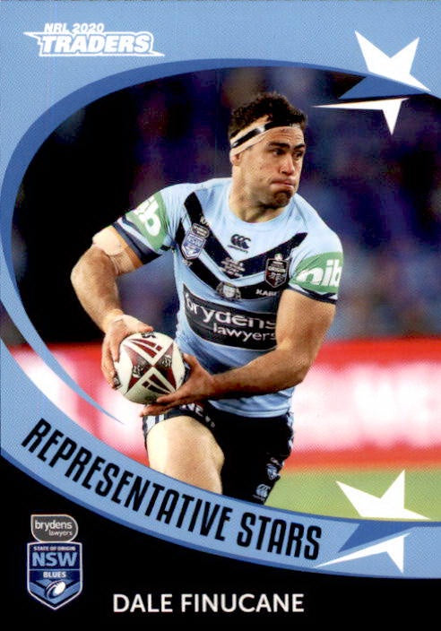 RS21 Dale Finucane, Representative Stars, 2020 TLA Traders NRL