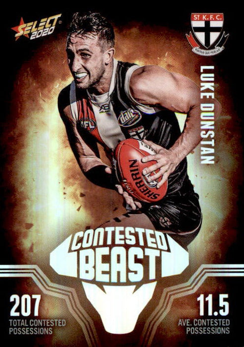 Luke Dunstan, Contested Beasts, 2020 Select AFL Footy Stars