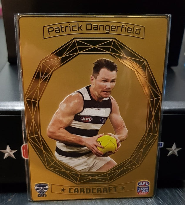 Patrick Dangerfield, GOLD Craft Card Set, 2021 Teamcoach AFL
