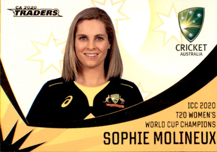 Sophie Molineux, 2020 T20 World Champions, 2020-21 TLA Cricket Australia and BBL
