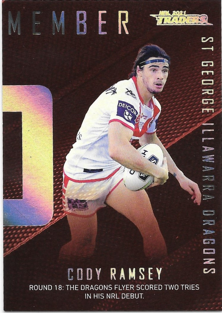 Cody Ramsey, Season to Remember, 2021 TLA Traders NRL