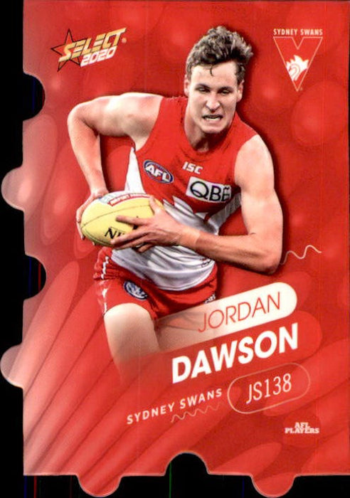 JS138 Jordan Dawson, Jigsaw, 2020 Select AFL Footy Stars