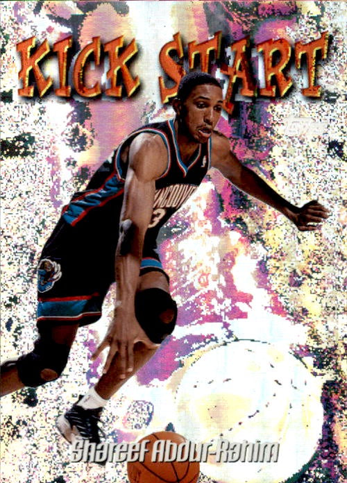 Shareef Abdur-Rahim, Kick Start, 1998-99 Topps Basketball NBA