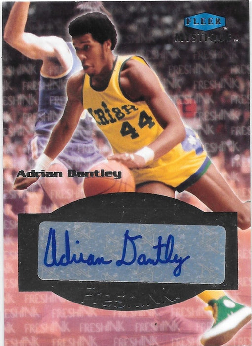 Adrian Dantley, Mystique Fresh Ink Signature, 2012-13 Fleer Retro Basketball NBA