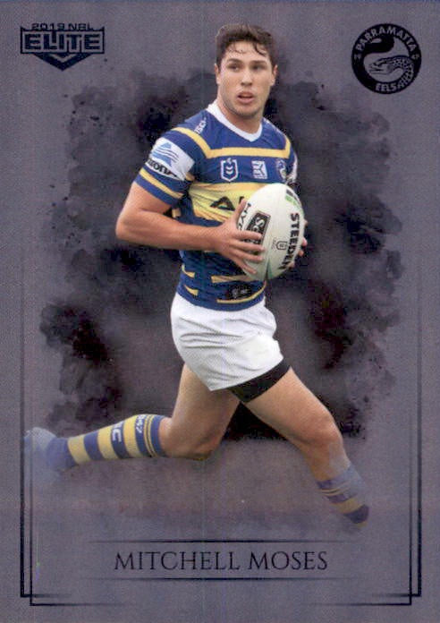Mitchell Moses, Silver Special Parallel, 2019 TLA Elite NRL