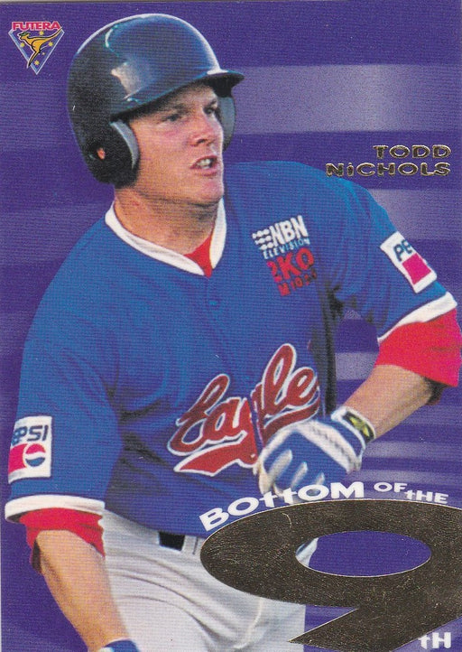 Todd Nichols, Bottom of the 9th, 1995 Futera ABL Baseball