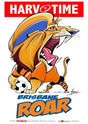 Brisbane Roar, A-League Mascot Harv Time Poster