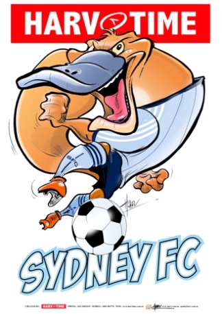 Sydney FC, A-League Mascot Harv Time Poster