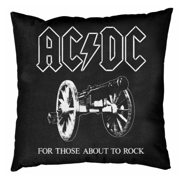 ACDC About To Rock Cannon Cushion Pillow