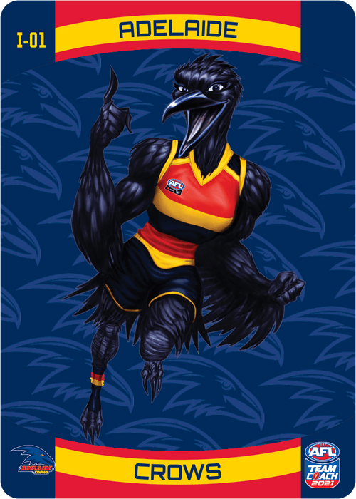 Adelaide Crows Mascot, 3D Icons, 2021 Teamcoach AFL