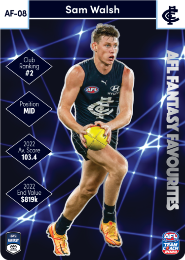 Sam Walsh, AFL Fantasy Favourites, 2023 Teamcoach AFL