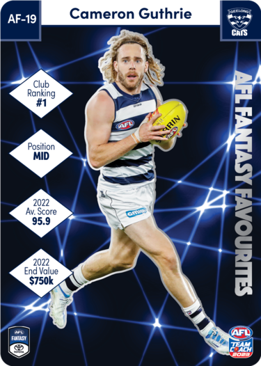 Cam Guthrie, AFL Fantasy Favourites, 2023 Teamcoach AFL