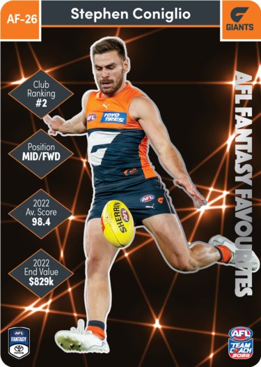 Stephen Coniglio, AFL Fantasy Favourites, 2023 Teamcoach AFL