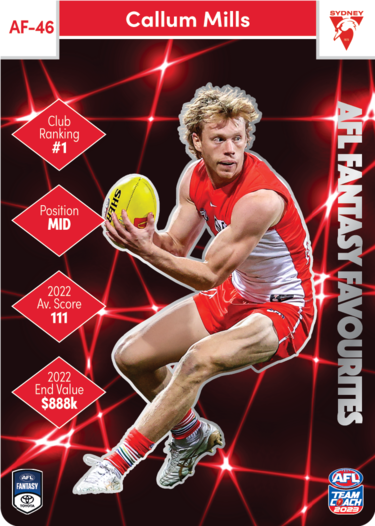 Callum Mills, AFL Fantasy Favourites, 2023 Teamcoach AFL