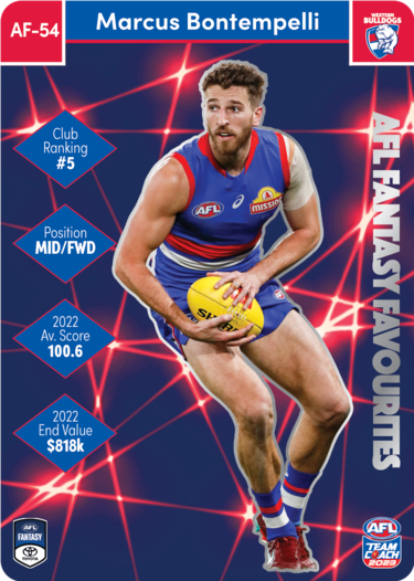 Marcus Bontempelli, AFL Fantasy Favourites, 2023 Teamcoach AFL