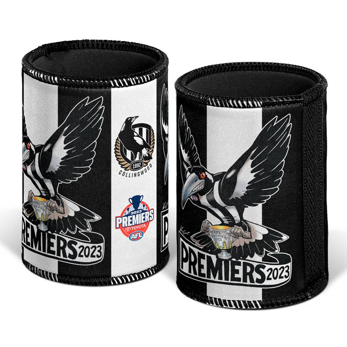 Collingwood Magpies 2023 Premiers Mark Knight Can Cooler