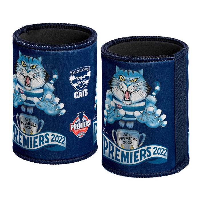 Geelong Cats, 2022 AFL Premiership Caricature Can Cooler