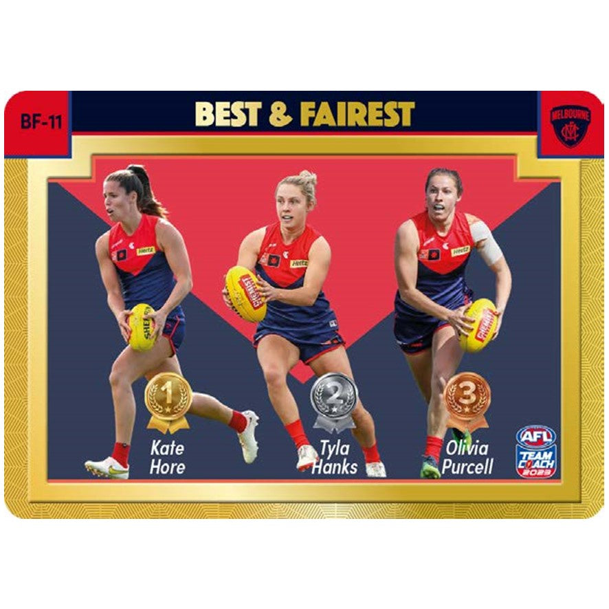 Melbourne Demons, Gold Best & Fairest, 2023 Teamcoach AFLW — Ja Ja's