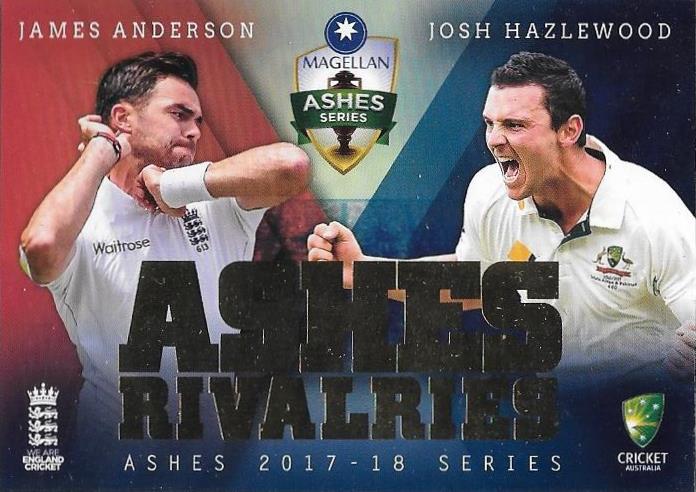 Ashes Rivalries, 2017-18 Tap'n'play The Ashes Cricket - 1 to 8 - Pick Your Card