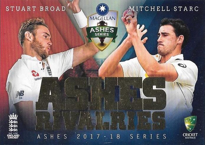 Ashes Rivalries, 2017-18 Tap'n'play The Ashes Cricket - 1 to 8 - Pick Your Card