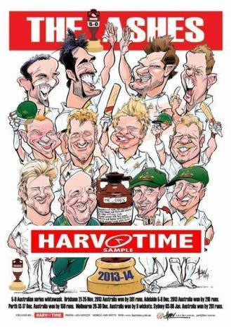 2013-14 Ashes Cricket, Harv Time Poster
