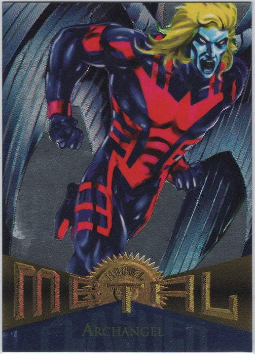 Archangel, #83, Silver Flasher Parallel, 1995 Marvel Metal Universe