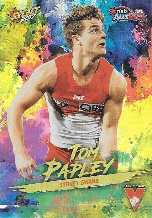 Tom Papley, Auskick Holofoil, 2017 Select AFL Footy Stars