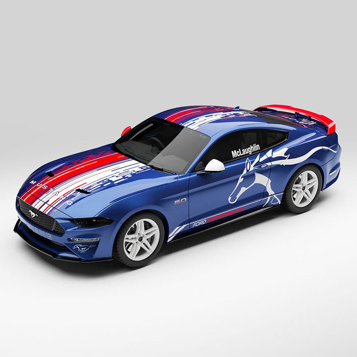 Authentic Collectables Ford Performance Ford Mustang GT 2019 Adelaide 500 Parade Of Champions Demonstration Livery, 1:18 Scale Diecast