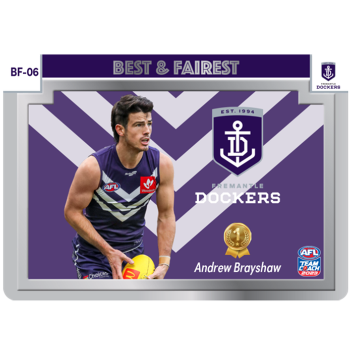 Andrew Brayshaw, Best & Fairest, 2023 Teamcoach AFL