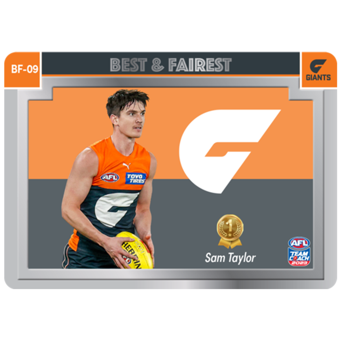 Sam Taylor, Best & Fairest, 2023 Teamcoach AFL