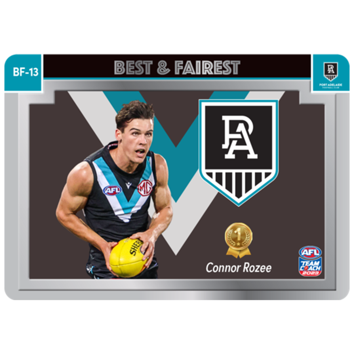 Connor Rozee, Best & Fairest, 2023 Teamcoach AFL