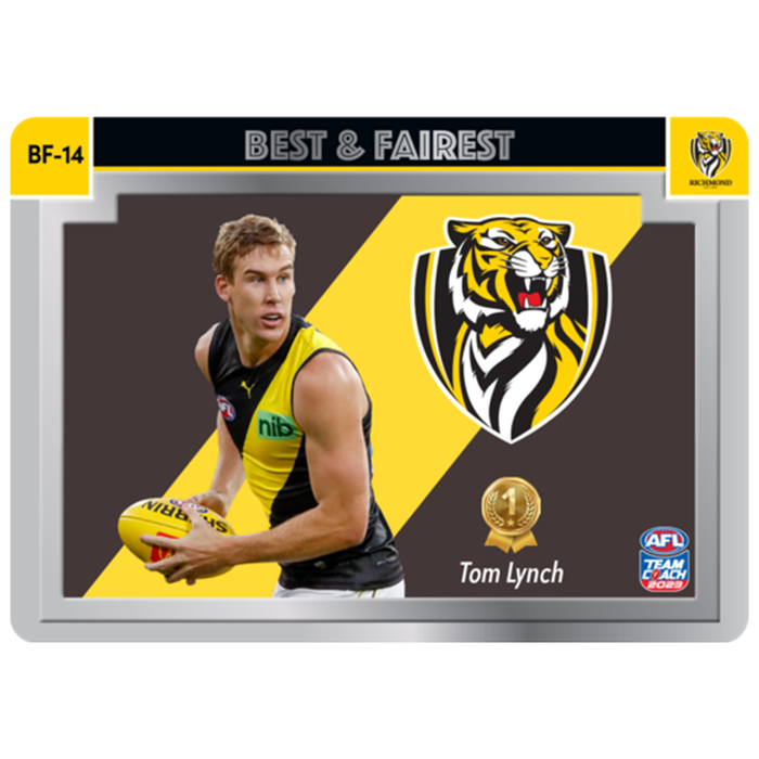 Tom Lynch, Best & Fairest, 2023 Teamcoach AFL