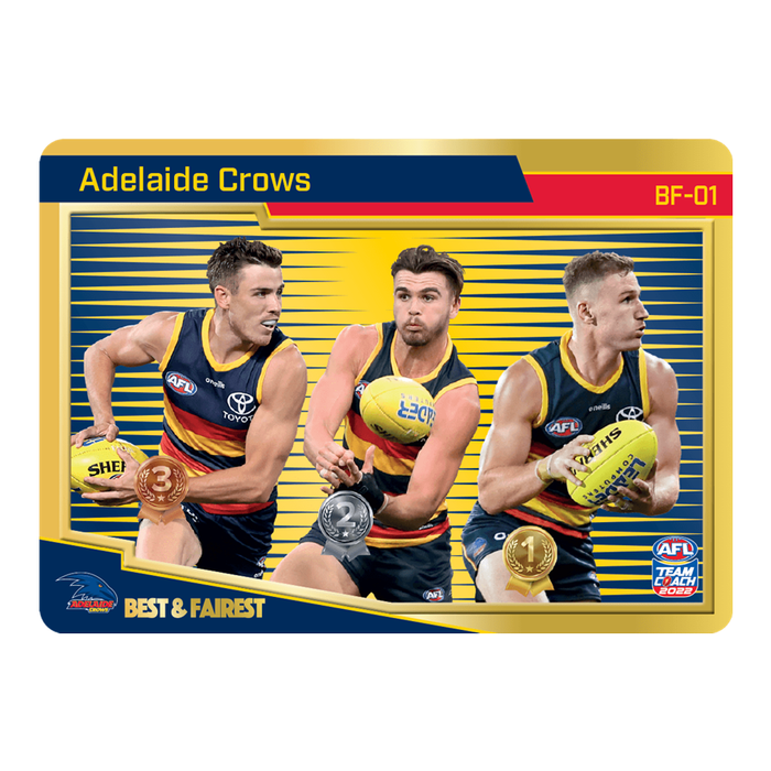 Adelaide Crows, Best & Fairest Gold, 2022 Teamcoach AFL