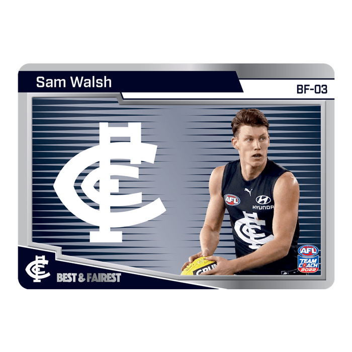 Sam Walsh, Best & Fairest, 2022 Teamcoach AFL
