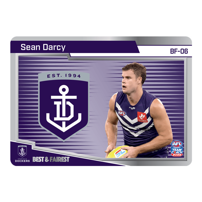 Sean Darcy, Best & Fairest, 2022 Teamcoach AFL